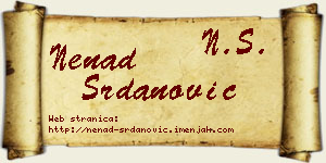 Nenad Srdanović vizit kartica